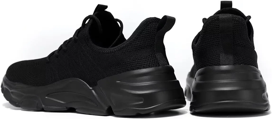 Mens Slip on Walking Shoes Non Slip Breathable Lightweight Sneakers Athletic Tennis Running Shoes for Gym Travel Jogging