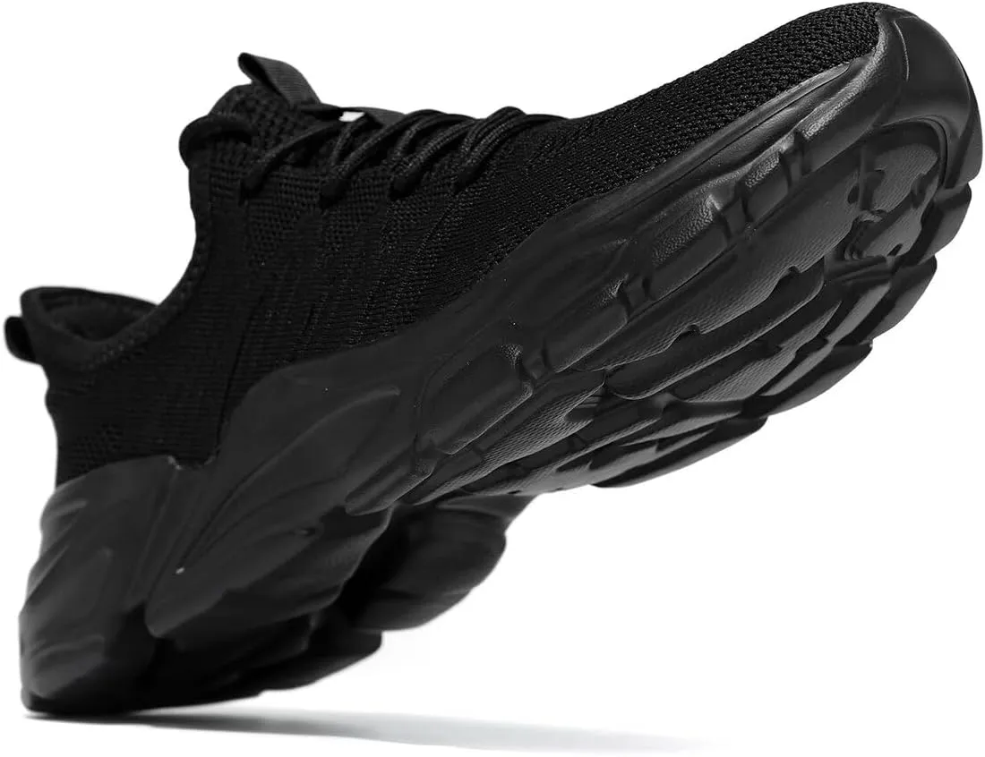 Mens Slip on Walking Shoes Non Slip Breathable Lightweight Sneakers Athletic Tennis Running Shoes for Gym Travel Jogging