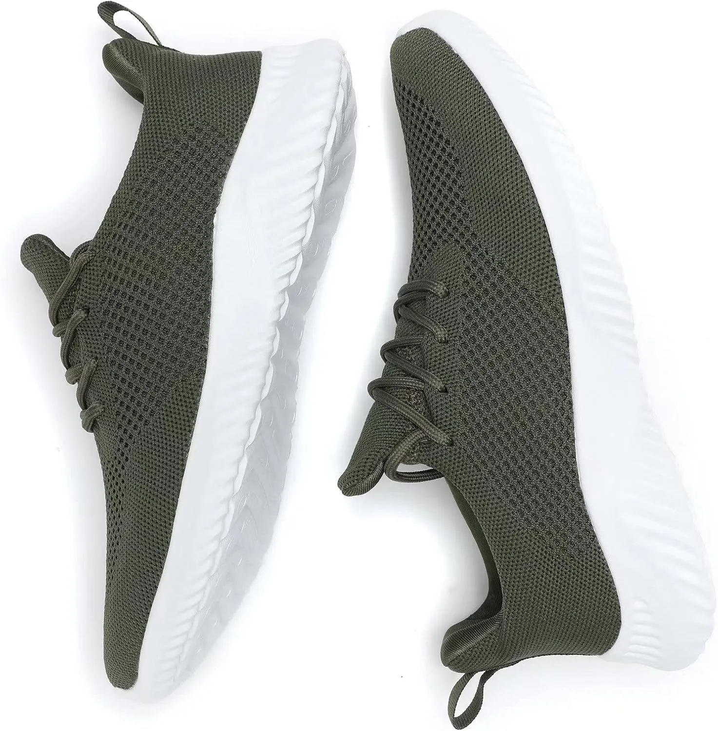 Men's Slip on Walking Shoes Ultra Light Breathable Non Slip Running Shoes Casual Fashion Sneakers Mesh Workout Sports