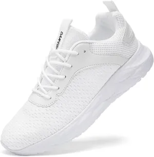 Mens Walking Shoes Running Trainers Sneakes Athletic Gym Fitness Sport Shoes Non Slip Breathable Mesh Comfortable Workout Fashion Slip On