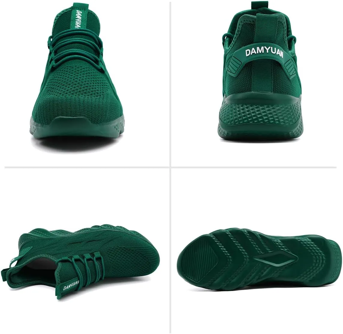 Mens Walking Shoes Running Trainers Sneakes Athletic Gym Fitness Sport Shoes Non Slip Breathable Mesh Comfortable Workout Fashion Slip On