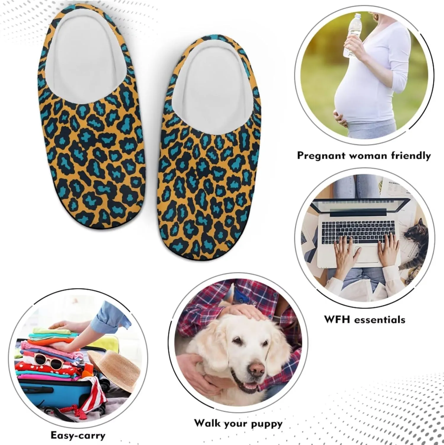 Men's Women's Non-slip Slippers, Flannel Warm Soft Cozy Slippers, House Bedroom Indoor/Outdoor Warm Shoes, Size 2-12