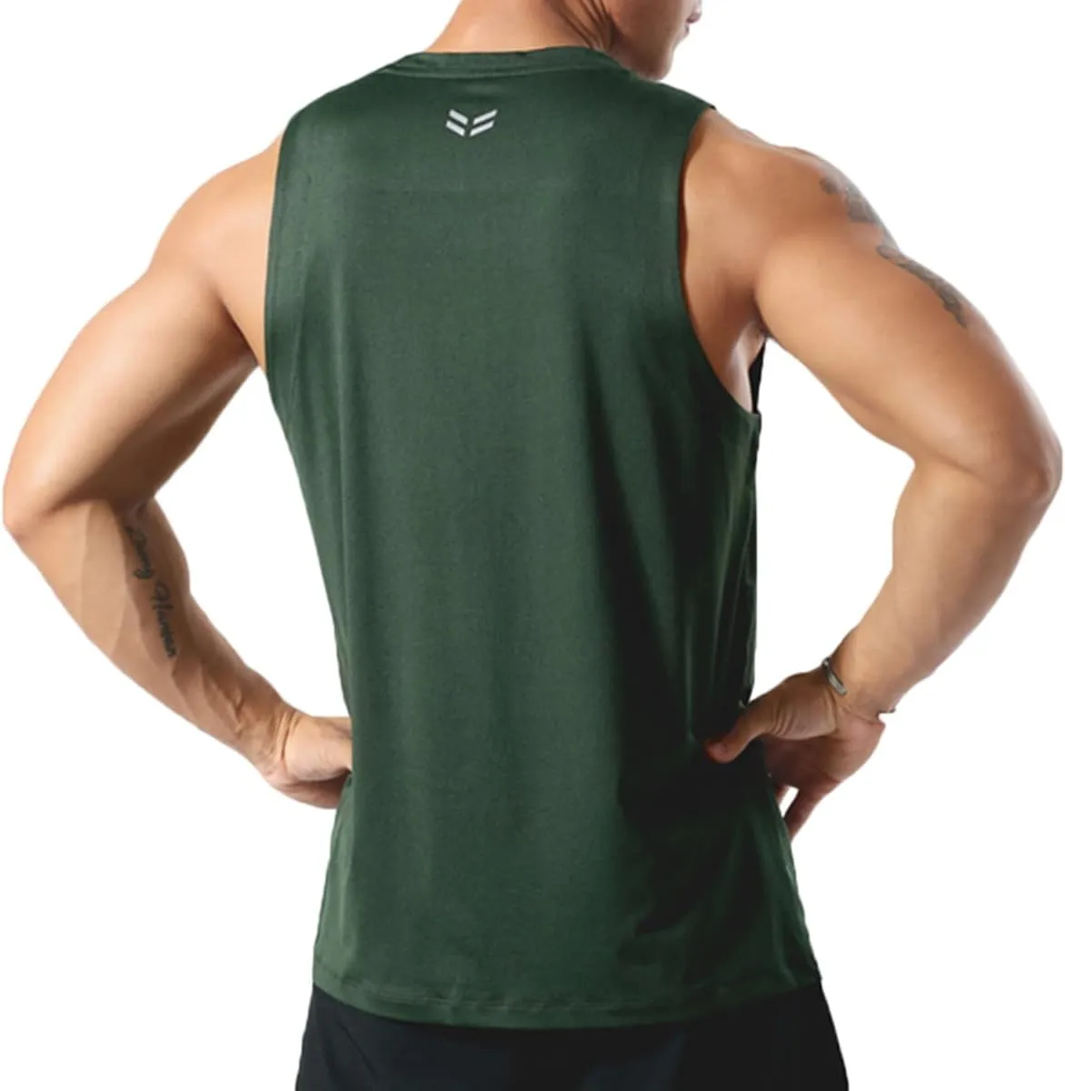 Mens Workout Muscle Tanks Gym Vest Fitness Jogging Sports Tank Tops Quick-Dry T49T51