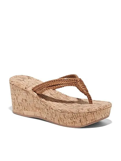 Metallic Wedge Sandal