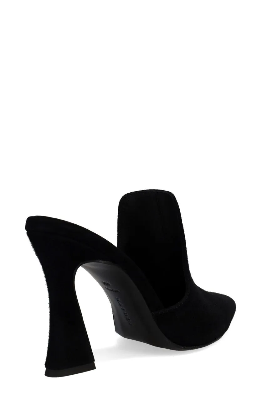 Minh Suede Heel Mule