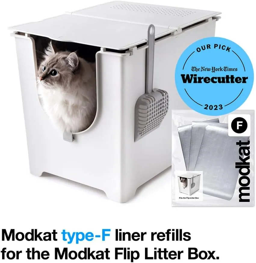 Modkat Liner Type F (3-Pack) – Compatible with Flip Litter Box