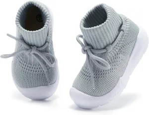 MORENDL Baby Sock Shoes Toddler Sneakers Infant Tennis Slip On Walking Shoes Boys & Girls Non-Slip Slippers
