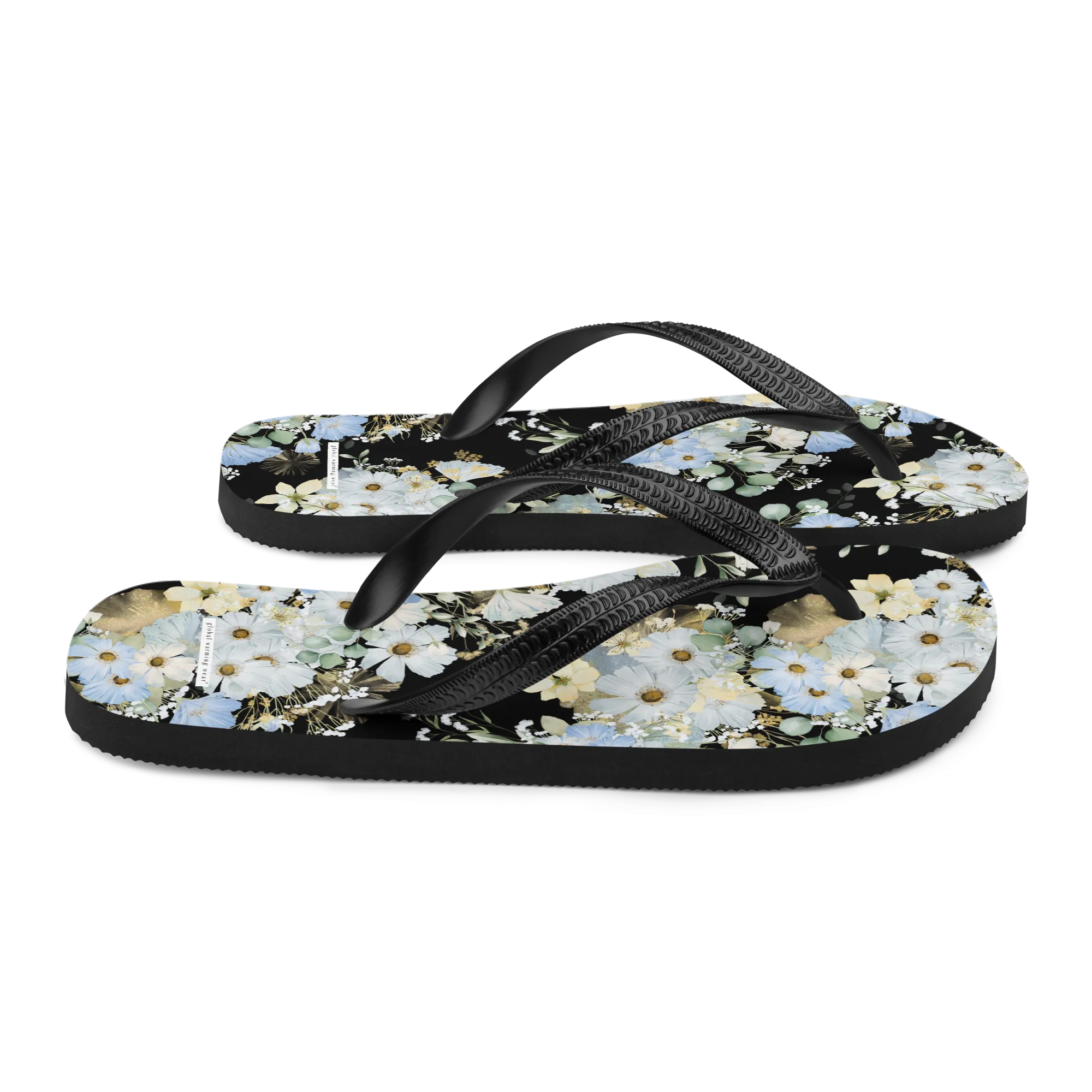 Morning Dew Flip-Flops - Black