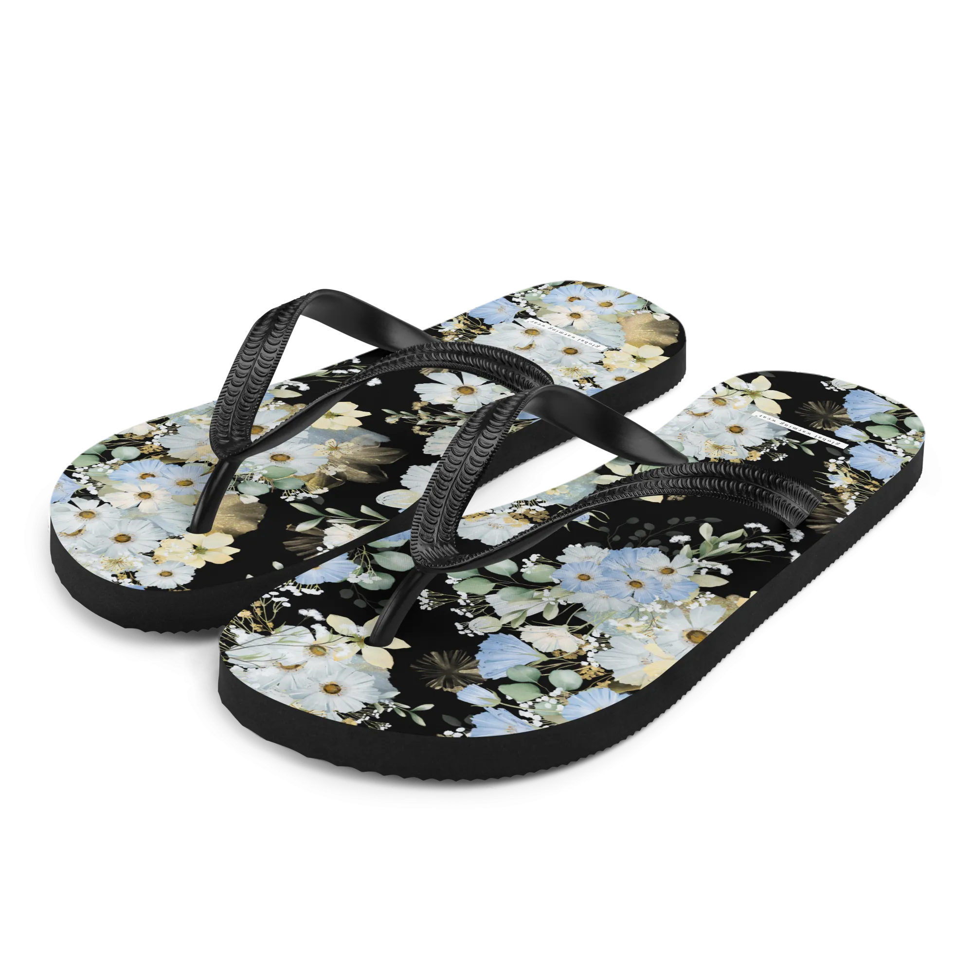 Morning Dew Flip-Flops - Black