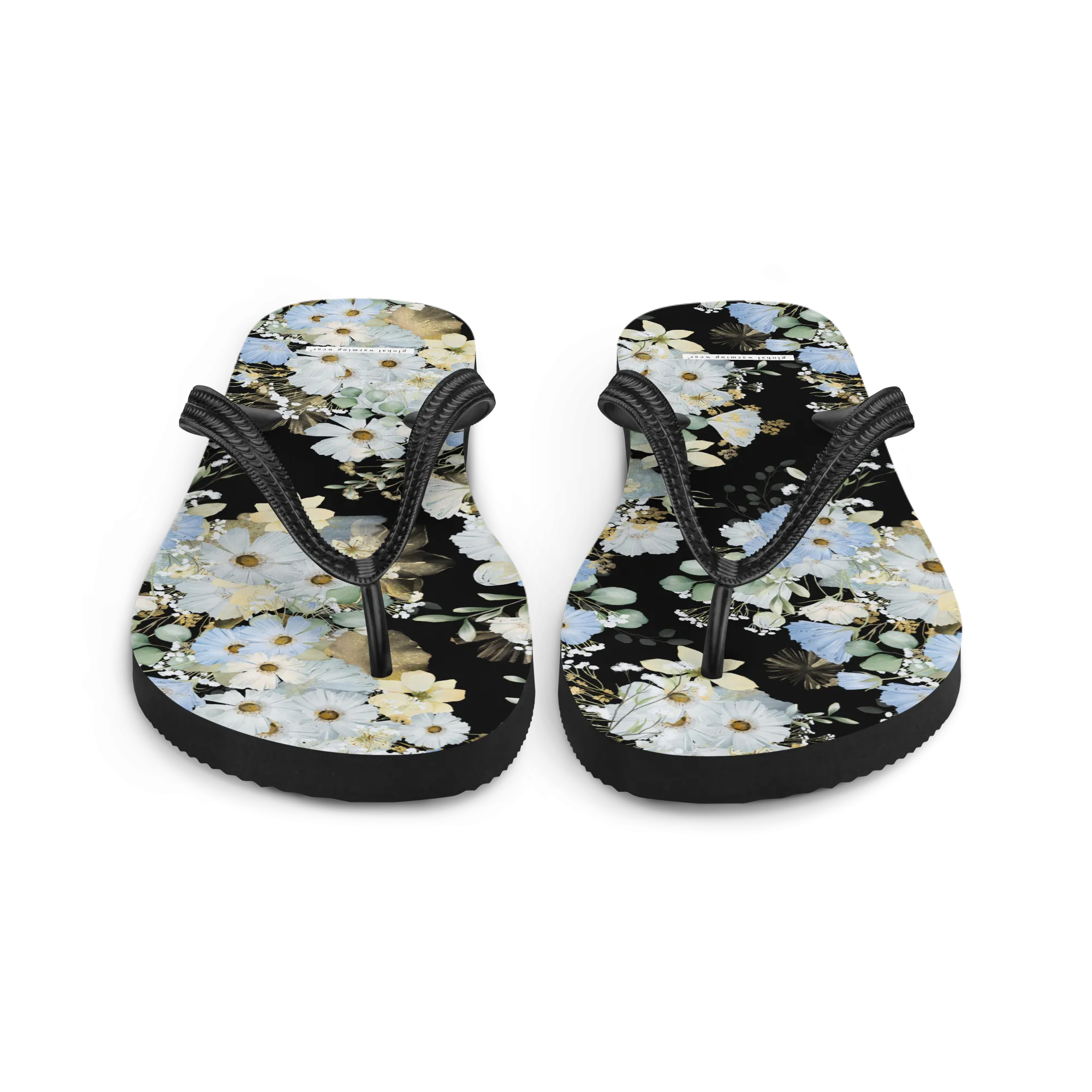 Morning Dew Flip-Flops - Black
