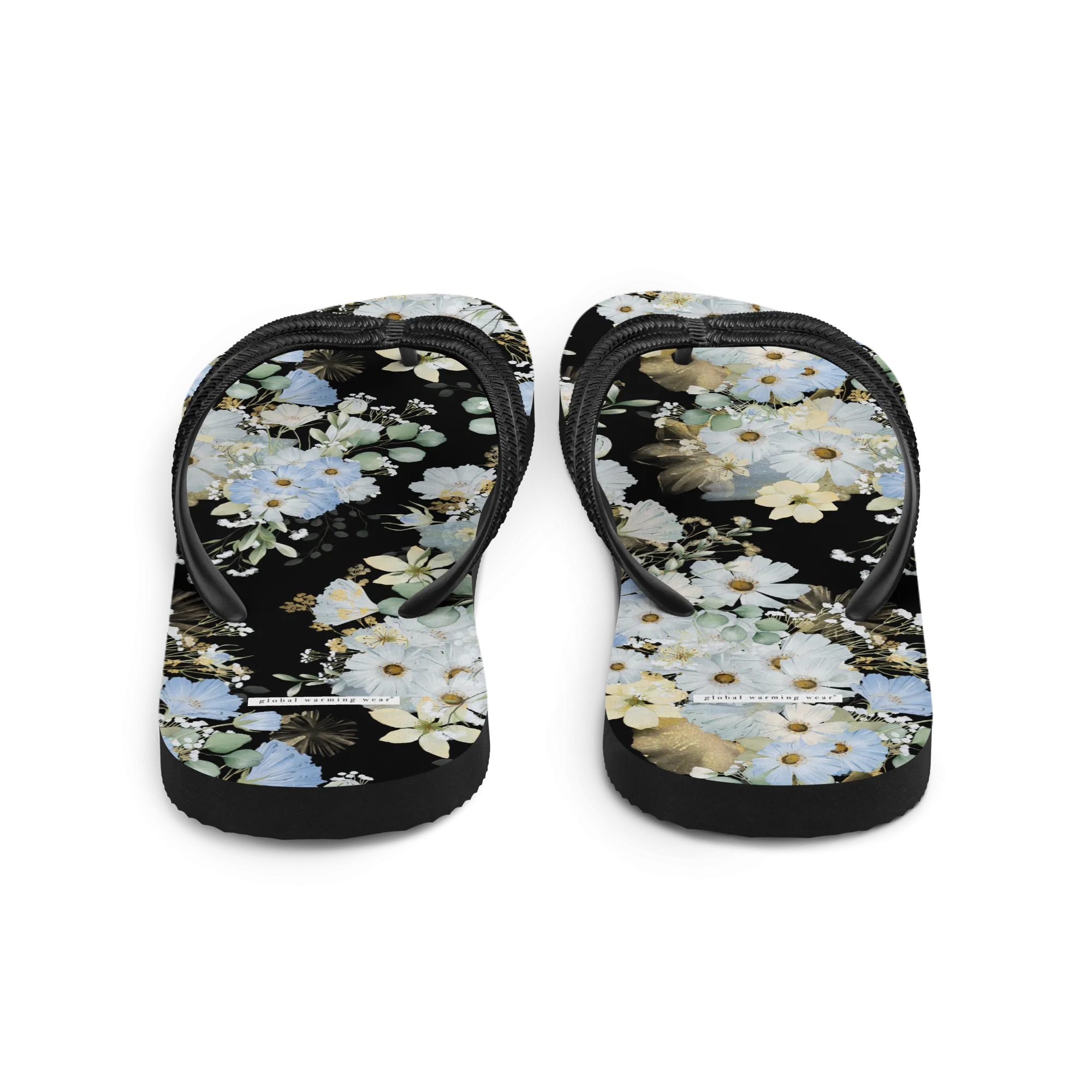 Morning Dew Flip-Flops - Black