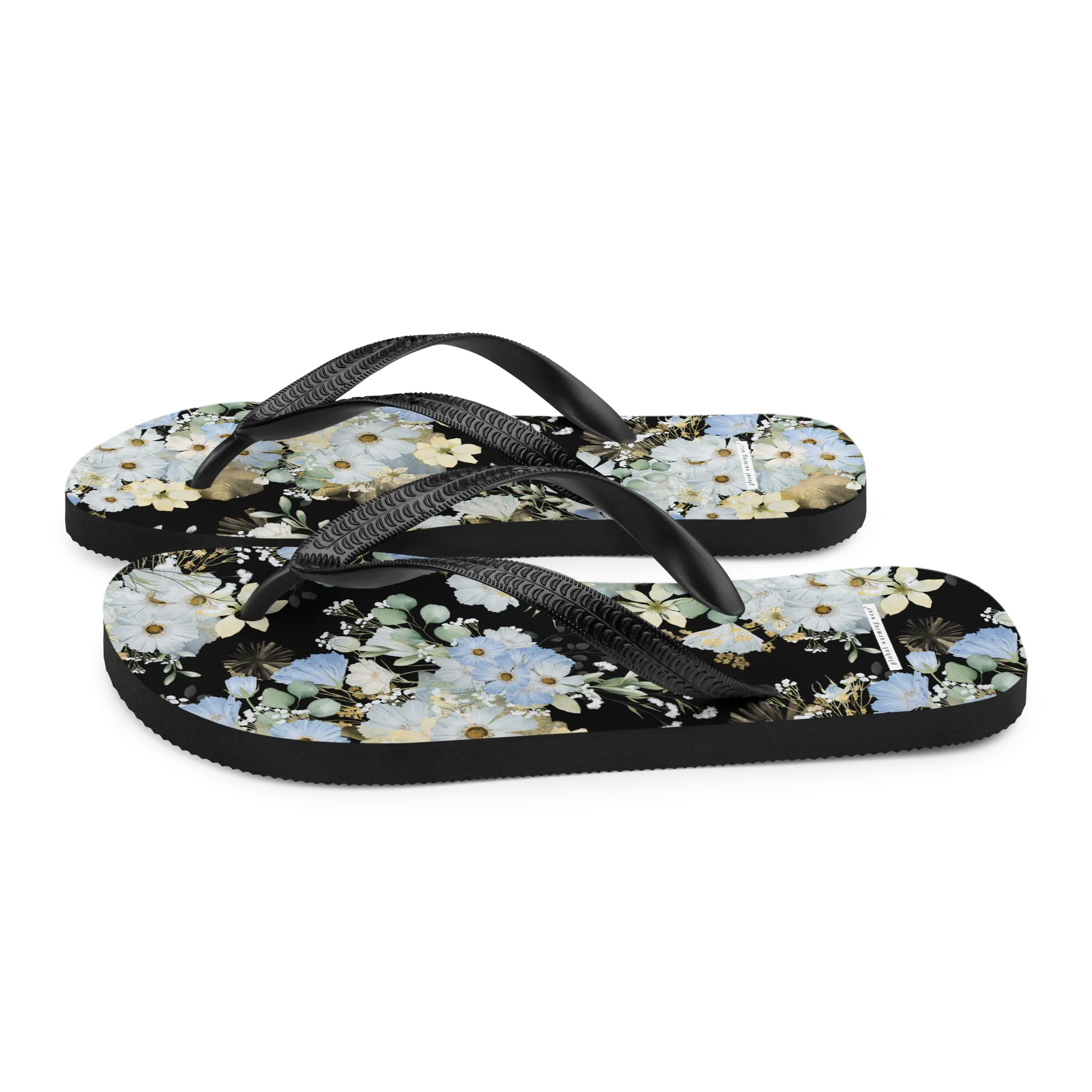 Morning Dew Flip-Flops - Black