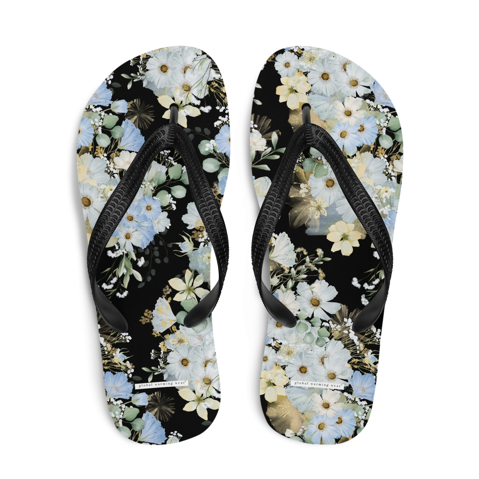 Morning Dew Flip-Flops - Black