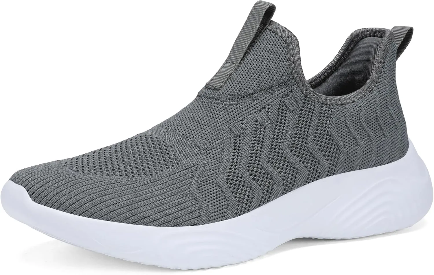 MRIP Mens Slip On Walking Shoes Lightweight Non Slip Gym Workout Running Shoes Mesh Breathable Cushion Fashion Tennis Athletic Casual Sneakers