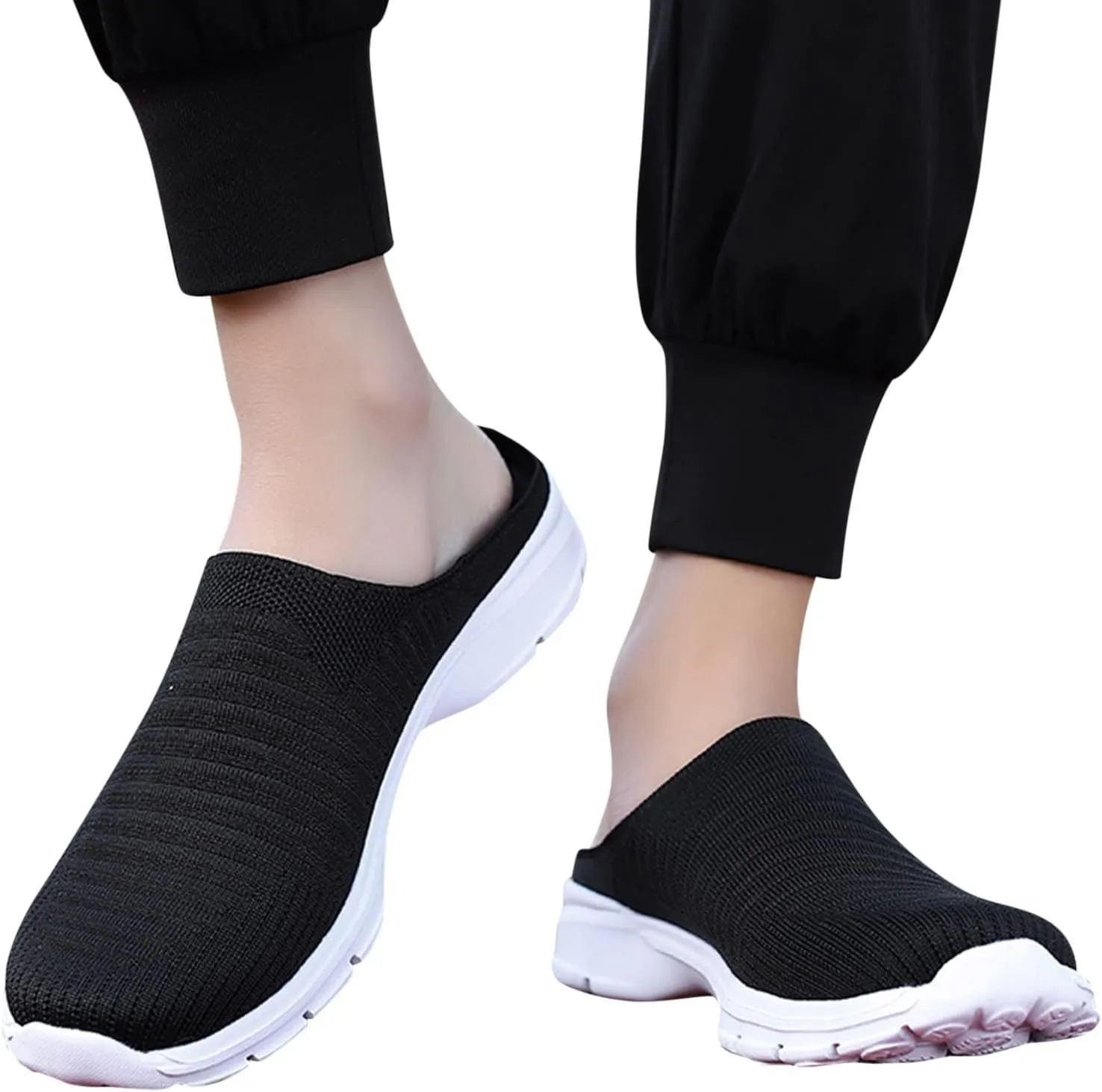 Mules for Women 2025 Backless Walking Sneakers Slip On Shoes Women Boots Shoes Casual Shoes Sneakers Steel Toe Tennis Shoe Loafers Casual Slip On