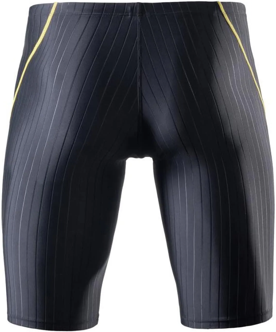 MY KILOMETRE Men's Swimsuit Jammer Solid Swim Jammers Endurance Long Racing Training Swimsuit