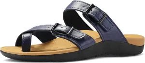 mysoft Women's Arch Support Slide Sandals Adjustable Orthopedic Flip Flops Comfortable Walking Summer Shoes