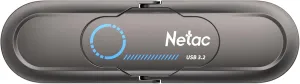 Netac 512GB Portable External USB Solid State Drive Type-c and USB 3.2 Dual Interface, up to 1,000MB/s for Data Storage, Expansion of Storage for Photos/Videos/Music/Files, US9
