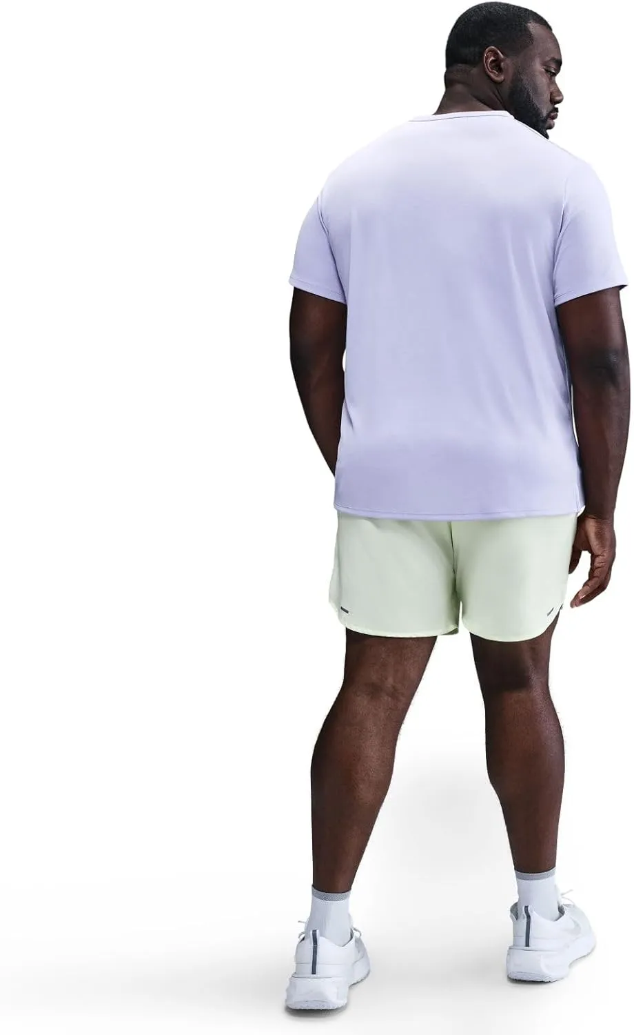 Nike Miler Men's Dri-FIT UV Short-Sleeve Running Top (DV9315-515, Hydrangeas)