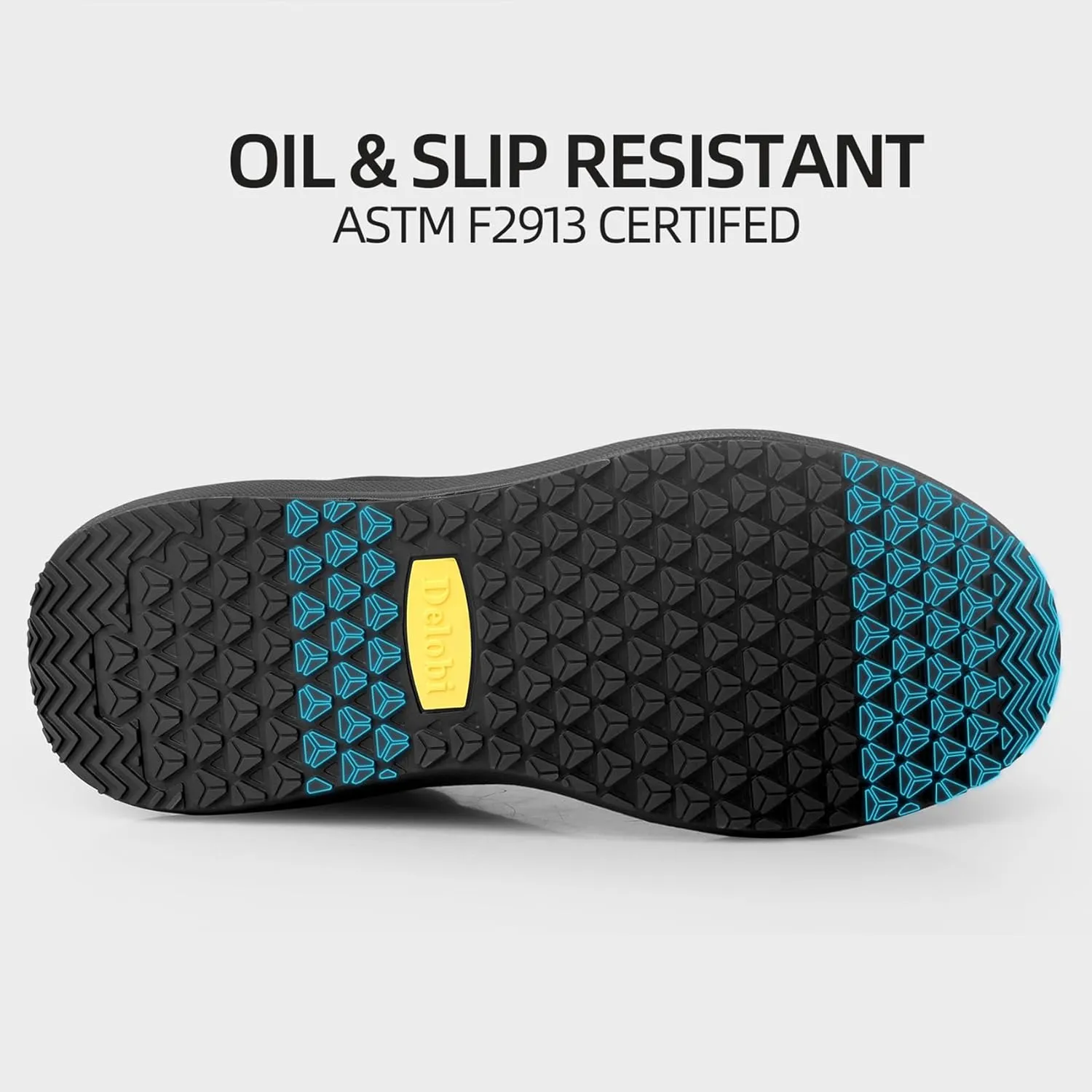 Non Slip Shoes for Men Food Service Slip Resistant Work Shoes for Men in Restaurant Kitchen Chef Slip On Walking Sneakers Breathable Lightweight