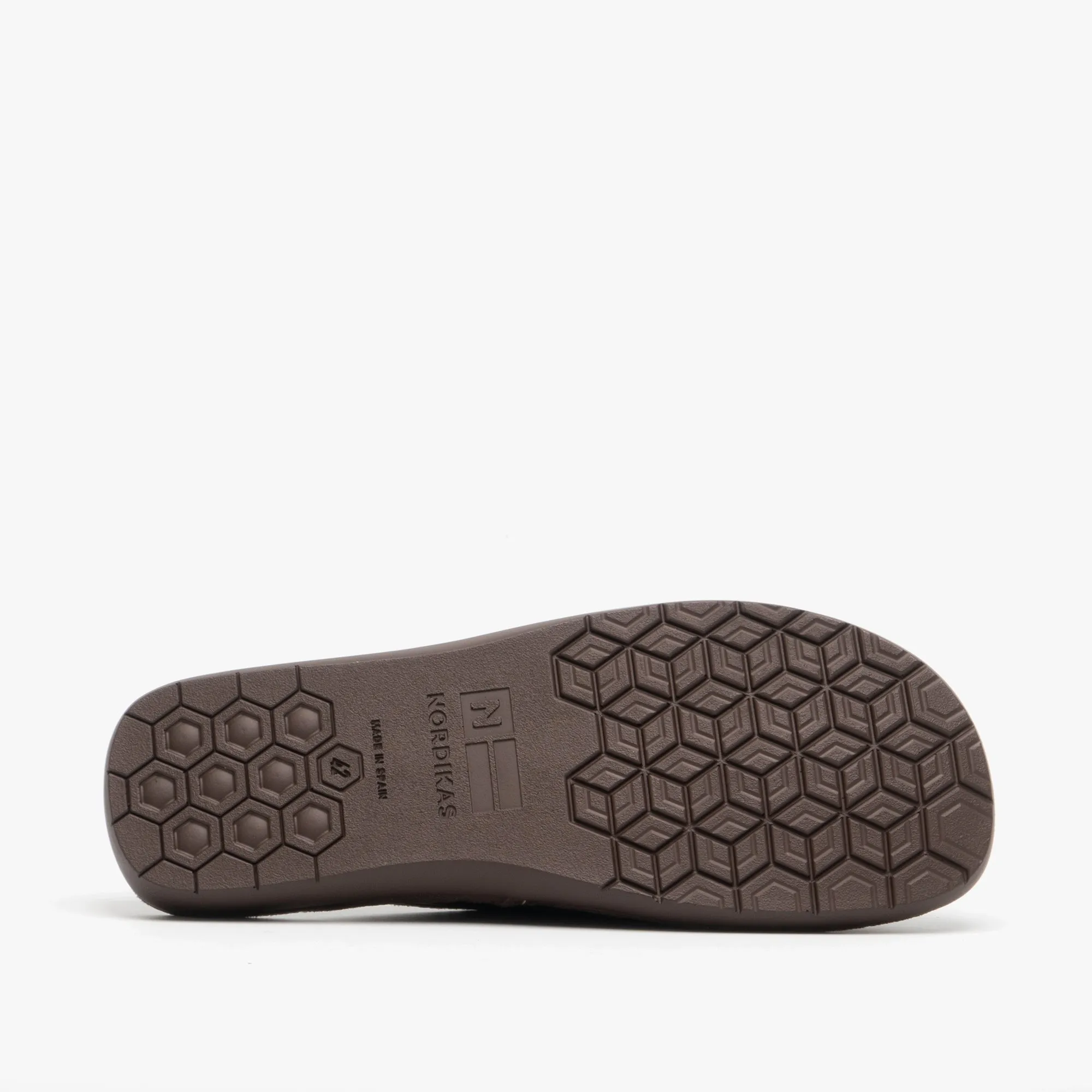 Nordikas 136 (DUBLIN) Mens Leather Mule Slippers Marine