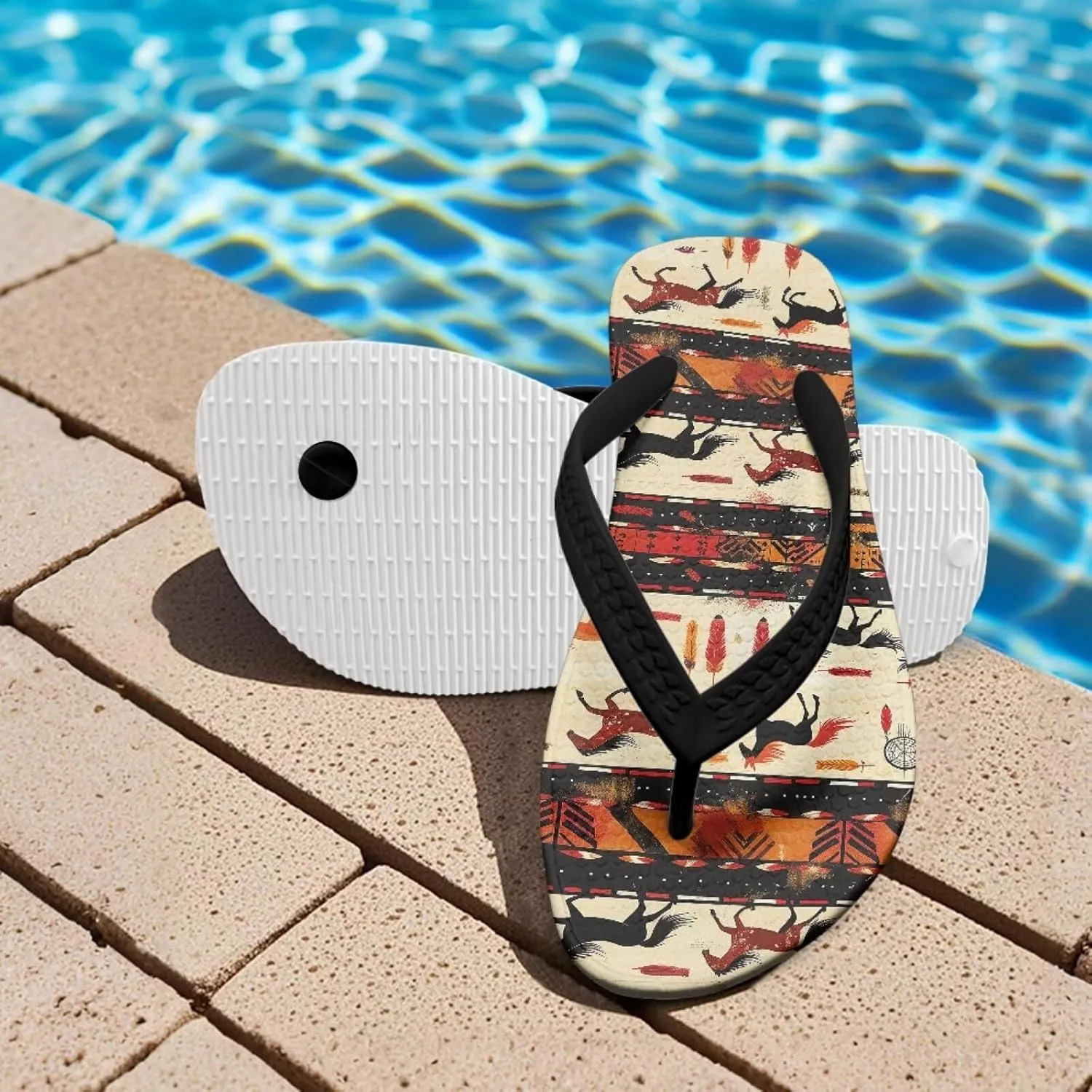 Novelty Water Pool Sandals Kids Slip On Shower Bathroom Shoes Breathable Non-Slip Thong Sandals for Girls Boys