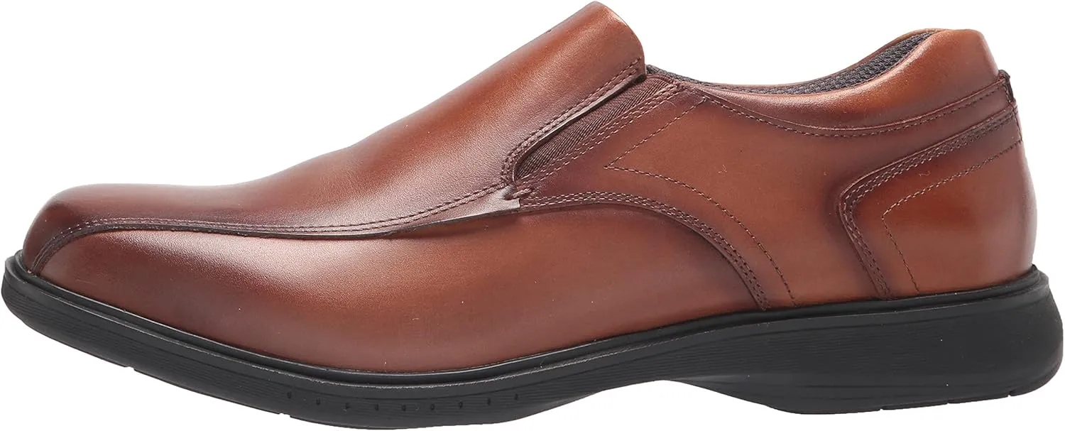 Nunn Bush Men's Pro Bicycle Toe Slip-on with Kore Slip Resistant Comfort Technology Loafer