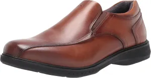Nunn Bush Men's Pro Bicycle Toe Slip-on with Kore Slip Resistant Comfort Technology Loafer
