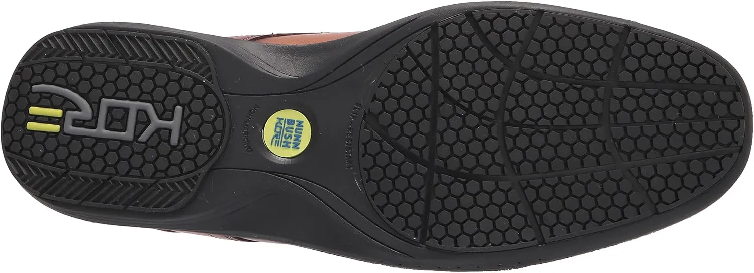 Nunn Bush Men's Pro Bicycle Toe Slip-on with Kore Slip Resistant Comfort Technology Loafer