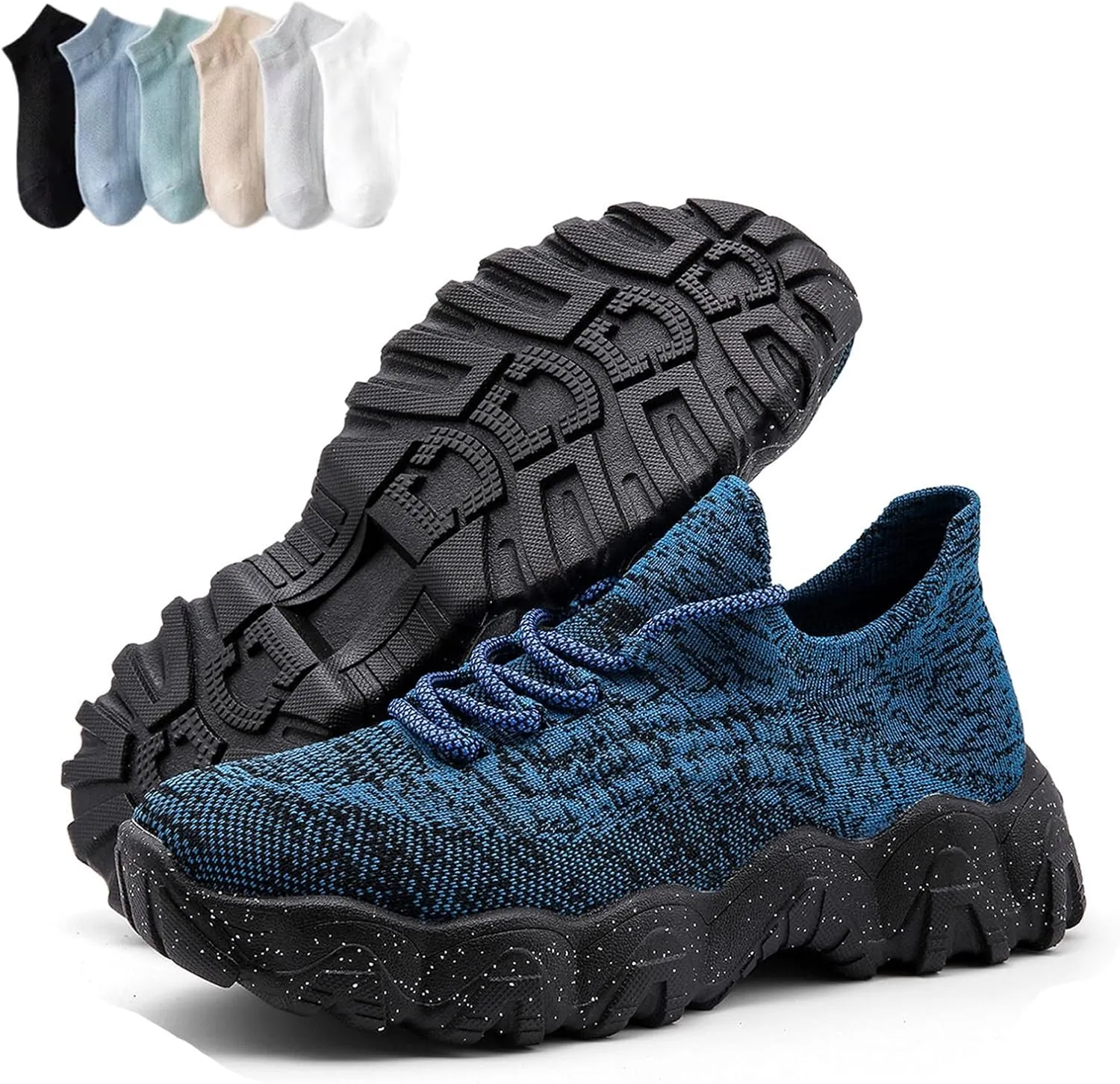 Nursebabes Sneakers, Ortho Pro Breathable Non-Slip Lightweight Lace up Mesh Orthopedic Running Sneakers, Slip on Sneakers Women