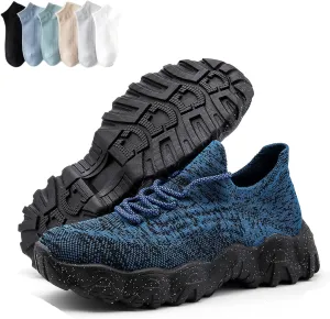 Nursebabes Sneakers, Ortho Pro Breathable Non-Slip Lightweight Lace up Mesh Orthopedic Running Sneakers, Slip on Sneakers Women
