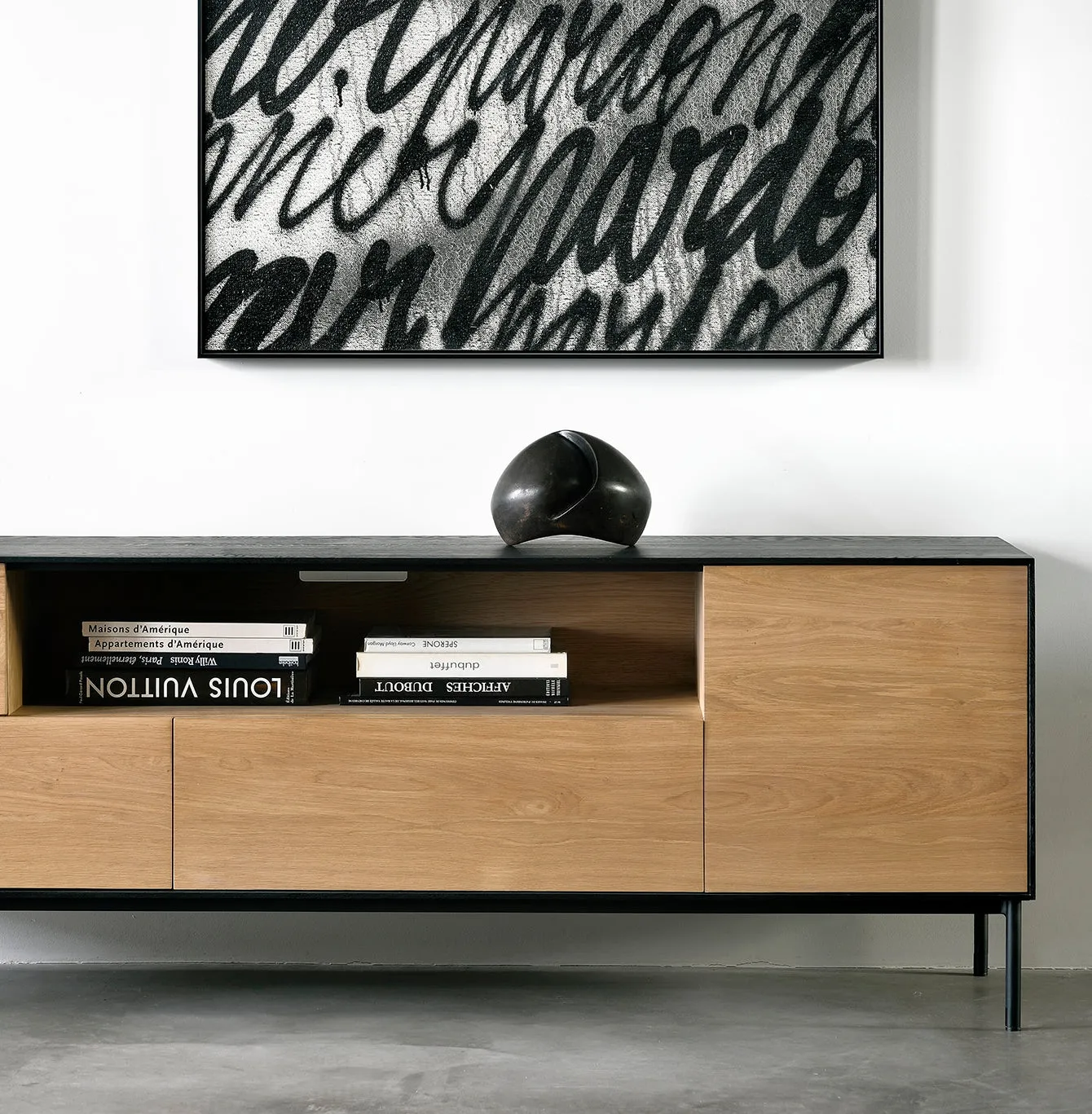 Oak Blackbird TV Cupboard
