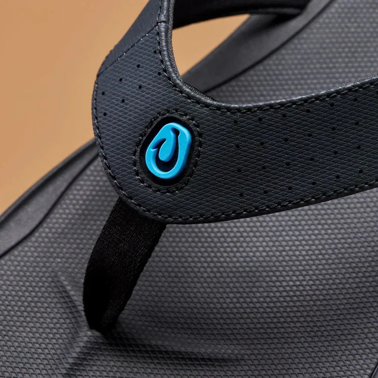 OluKai Men’s Ki’i Lightweight Beach Sandal - Lava Rock|Bold Blue