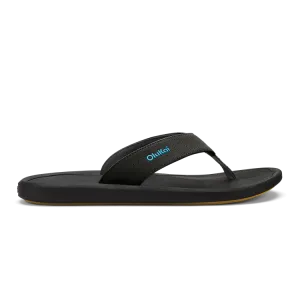 OluKai Men’s Ki’i Lightweight Beach Sandal - Lava Rock|Bold Blue