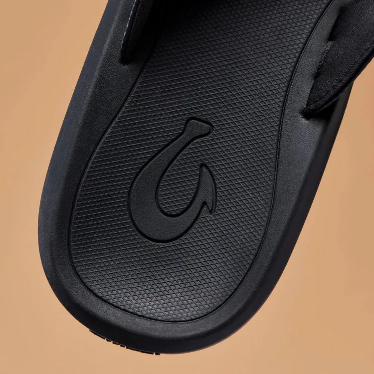 OluKai Men’s Ki’i Lightweight Beach Sandal - Lava Rock|Bold Blue
