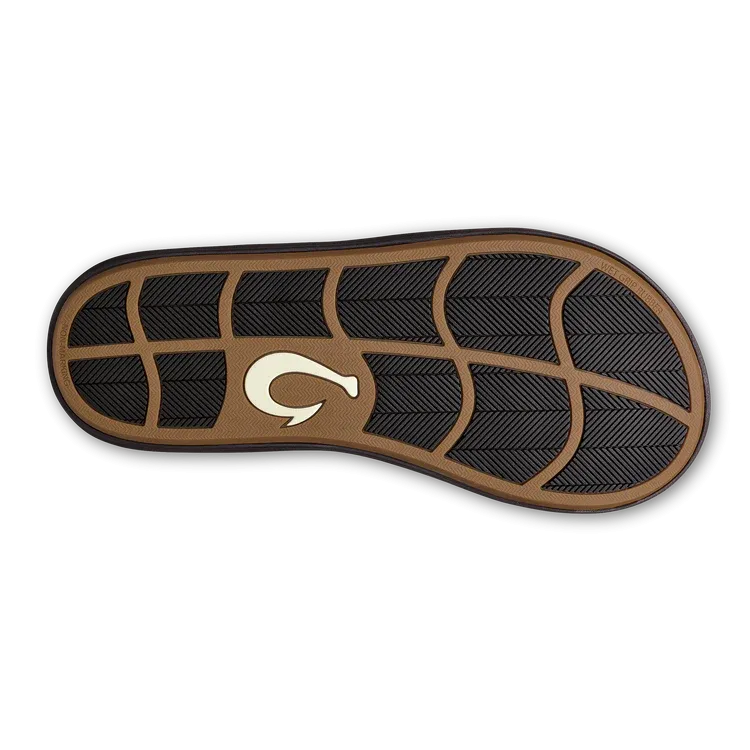 OluKai Men’s Ki’i Lightweight Beach Sandal - Lava Rock|Bold Blue