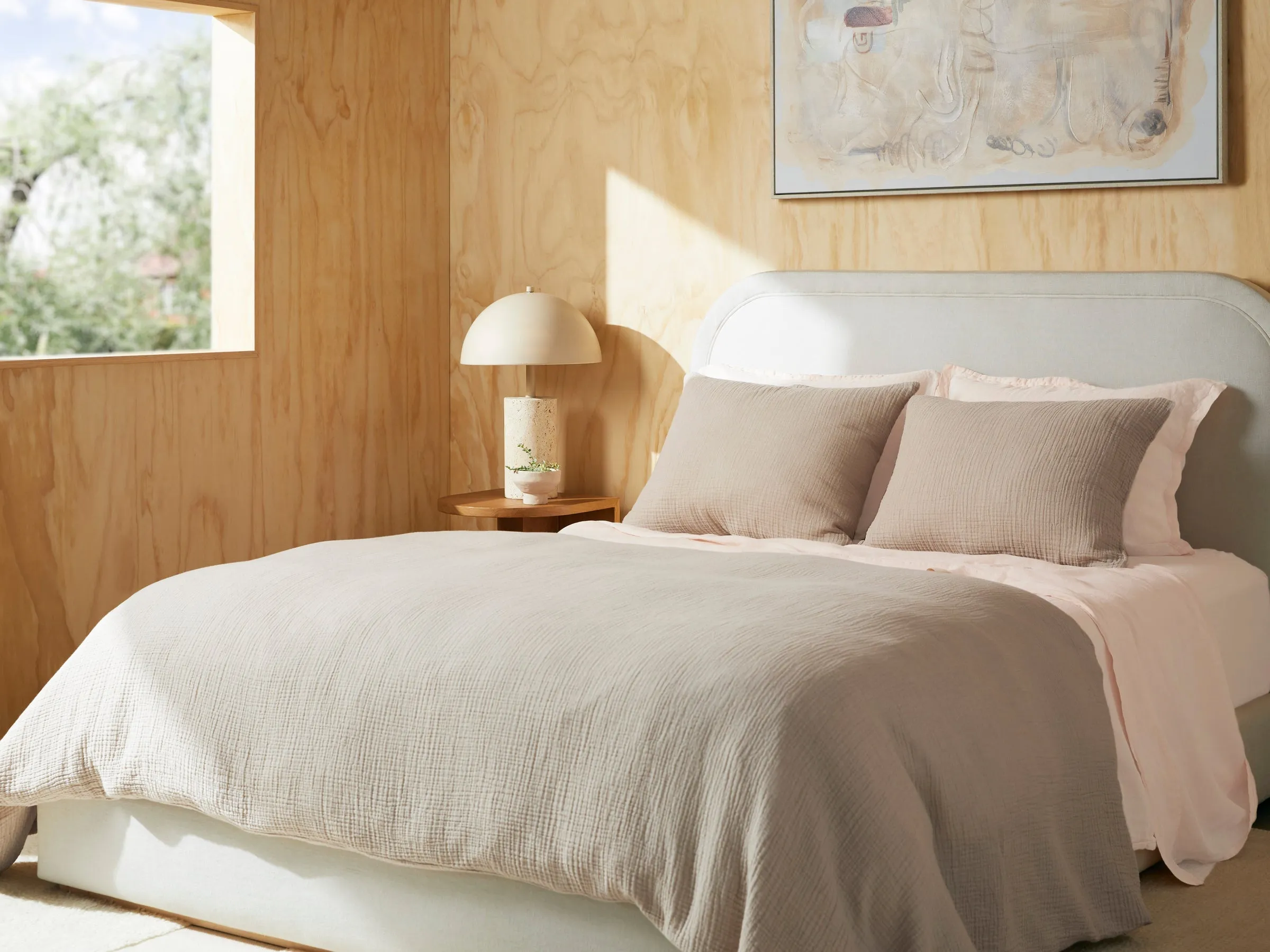 Organic Cloud Cotton Sham Set (Natural)
