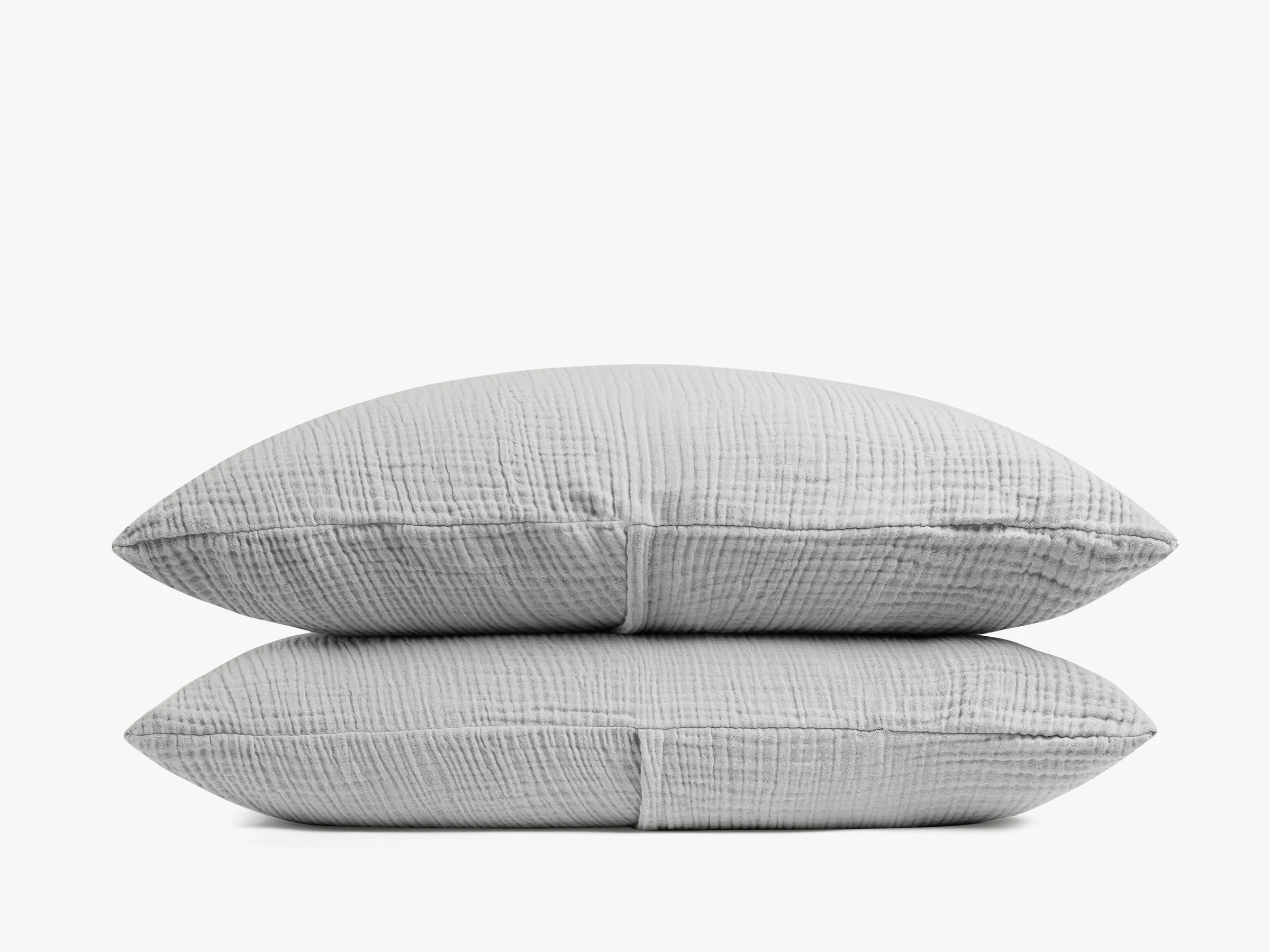 Organic Cloud Cotton Sham Set (Smoke)