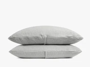 Organic Cloud Cotton Sham Set (Smoke)