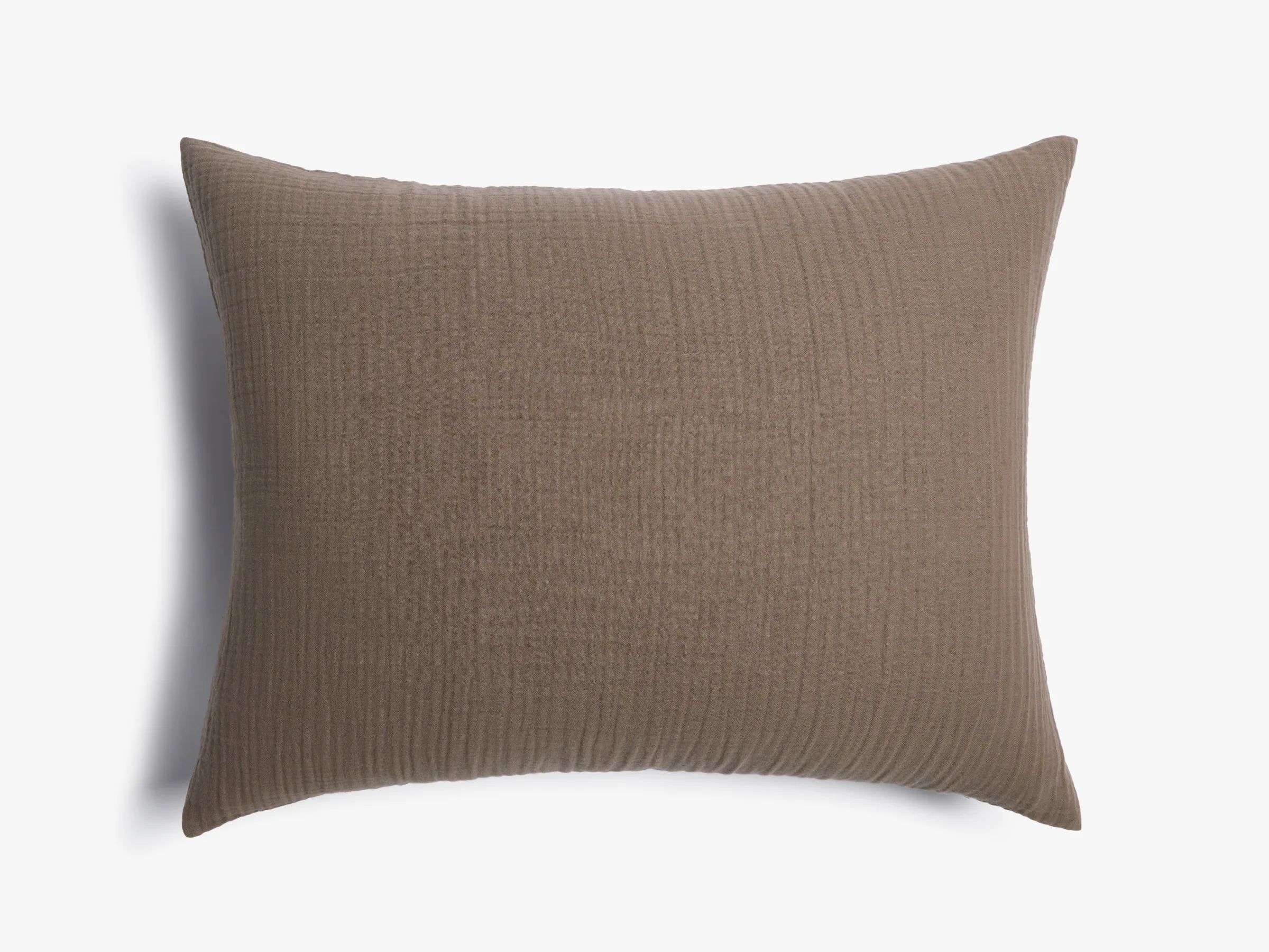 Organic Cloud Cotton Sham Set (Warm Grey)