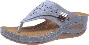 Orthopedic Sandals for Womens 2025 Summer Casual Beach Vacation Shoes Trendy Comfortable Arch Support Sandals