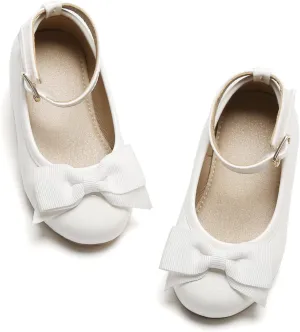 Otter MOMO Toddler Little Girls Princess Shoes Mary Jane Ballerina Flats Flower Girl Dress Shoes