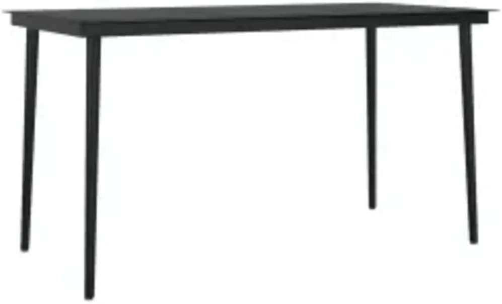 Outdoor Patio Furniture,7 Piece Patio Dining Set with Cushions Gray and BlackDesigned for Camping, Resting, Outdoors.