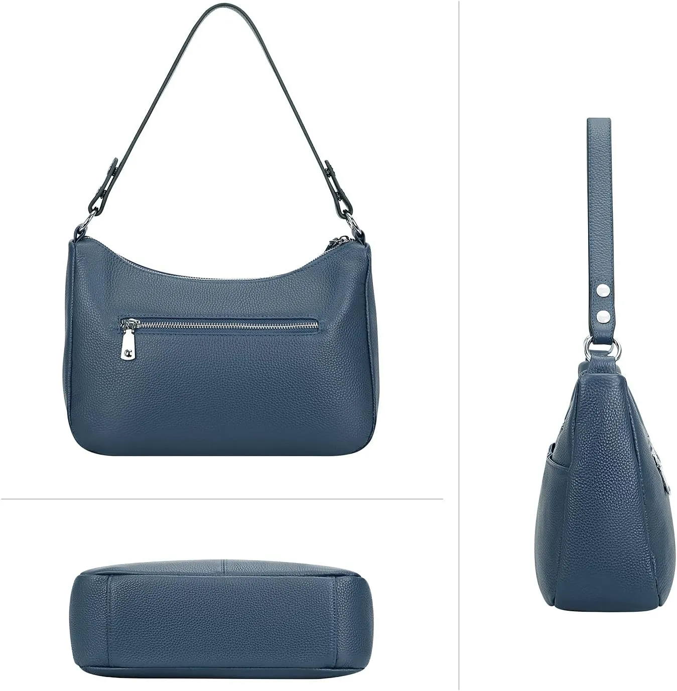 Over Earth Soft Leather Handbags for Women Crossbody Purses Multi Pockets Shoulder Bags Messenger Bag Medium