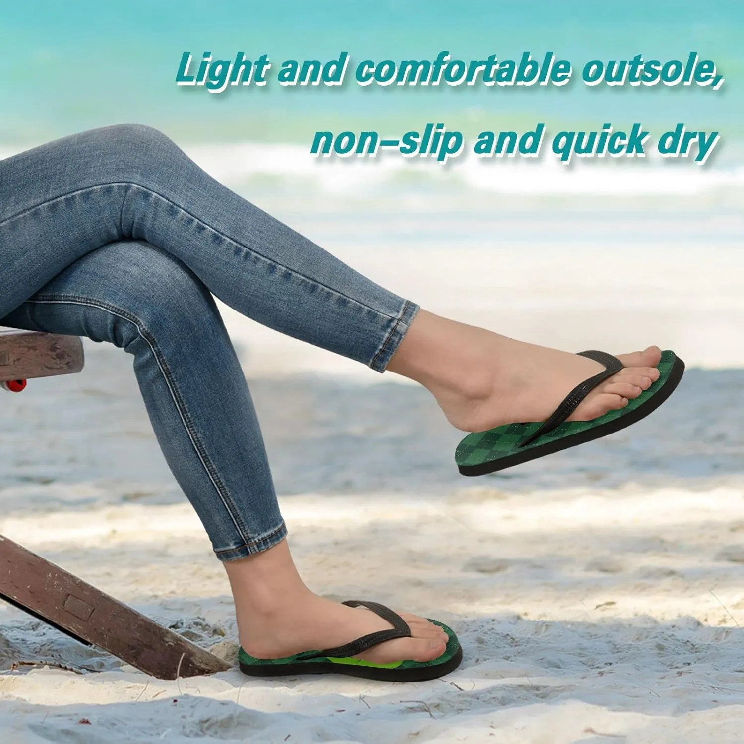 Oyihfvs Flip Flops Flip Sandal Home Slippers Hotel Spa Bedroom for Men Women XS-XXL
