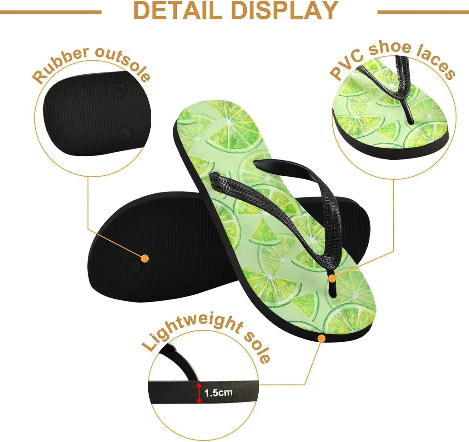 Oyihfvs Flip Flops Flip Sandal Home Slippers Hotel Spa Bedroom for Men Women XS-XXL