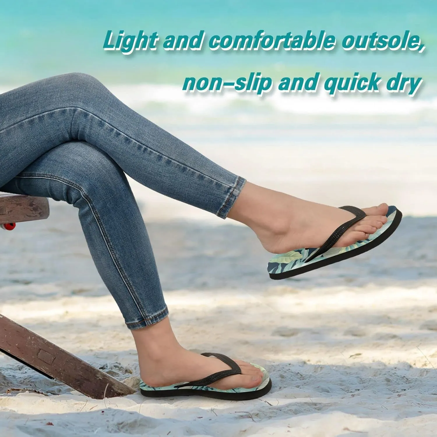 Oyihfvs Flip Flops Flip Sandal Home Slippers Hotel Spa Bedroom for Men Women XS-XXL