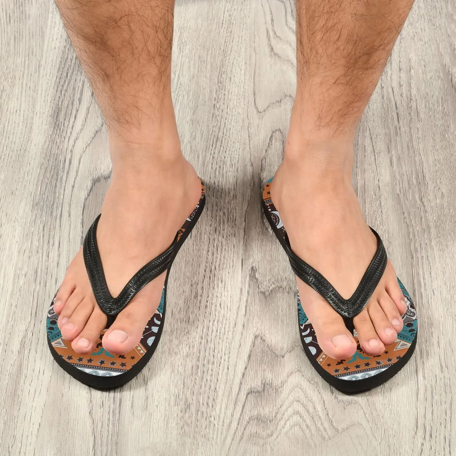 Oyihfvs Flip Flops Flip Sandal Home Slippers Hotel Spa Bedroom for Men Women XS-XXL