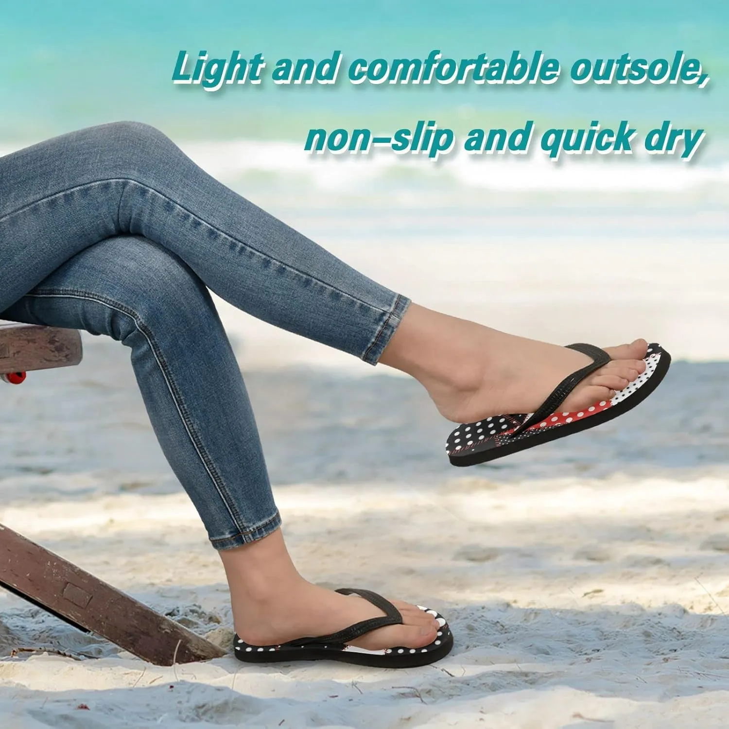 Oyihfvs Flip Flops Flip Sandal Home Slippers Hotel Spa Bedroom for Men Women XS-XXL