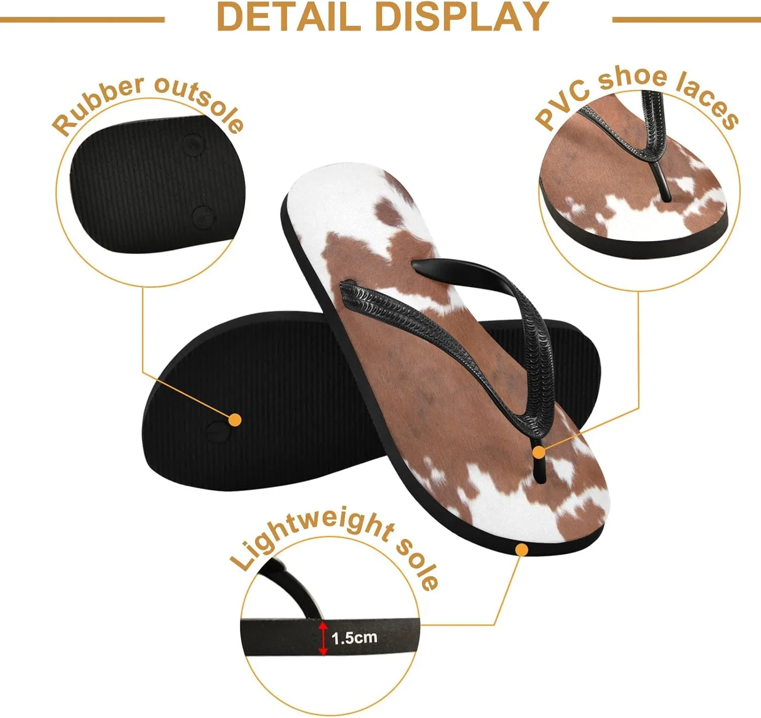 Oyihfvs Flip Flops Flip Sandal Home Slippers Hotel Spa Bedroom for Men Women XS-XXL